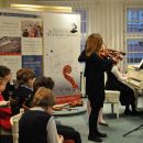 Anna Maj kl. V (fortepian), Amelia Nowak kl. V i Iga Cielecka kl. V / fot. KKU