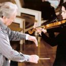 Neville Marriner and Alena Baeva 