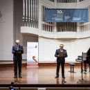 Waldemar Łyś, Bartosz Bryła - przewodniczący Jury, Gala, 10. Ogólnopolski Konkurs Jahnkego, fot. J. Subczyńska (12) 