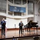 Waldemar Łyś, Bartosz Bryła - przewodniczący Jury, Gala, 10. Ogólnopolski Konkurs Jahnkego, fot. J. Subczyńska (13) 