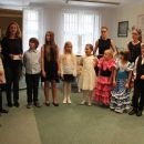 Po koncercie młodzi artyści obejrzeli film dokumentalny o Henryku Wieniawskim i otrzymali płytowe upominki od Towarzystwa Muzycznego im. H. Wieniawskiego. / 25.06.2013