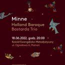 Minne, Bastarda Trio & Holland Baroque - plakat 