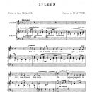 Poldowski/Verlaine - pieśń Spleen 